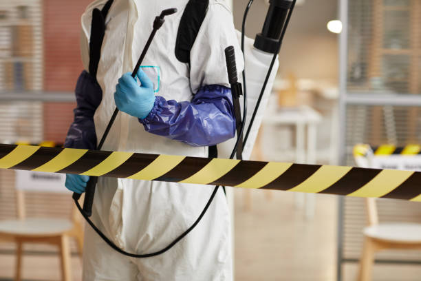Professional Biohazard technician working in Lamont, MI